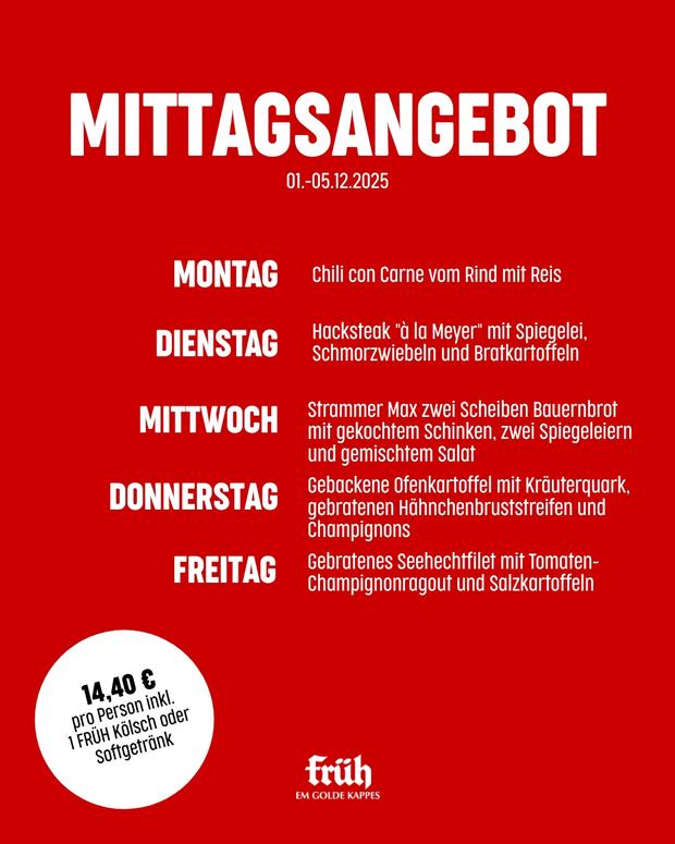 Bild Mittagsangebot